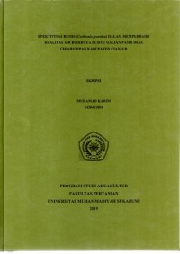Image of Efektivitas Remis (Carbicula Javanica) dalam Memperbaiki Kualitas Air di Situ Bekas Galian Pasir Desa Cikahuripan Kab. Cianjur