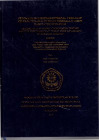 Image of Pengaruh Koordinasi Internal Terhadap Kinerja Pegawai di Dinas Pekerjaan Umum Kabupaten Sukabumi