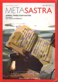 Image of Metasastra : Jurnal Penelitian Sastra